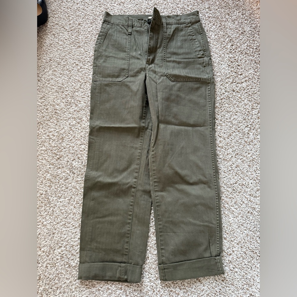 Madewell High-rise Cargo Fatigue Pants Joggers 26